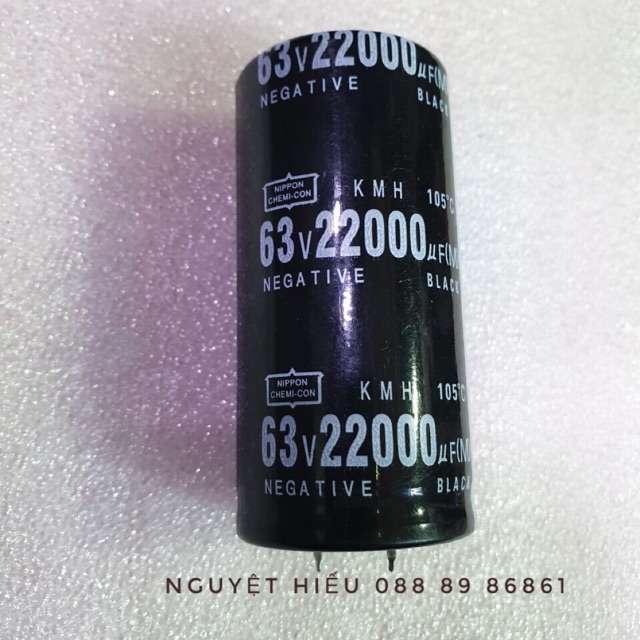 Tụ hoá 2200uF-63V cho âm thanh