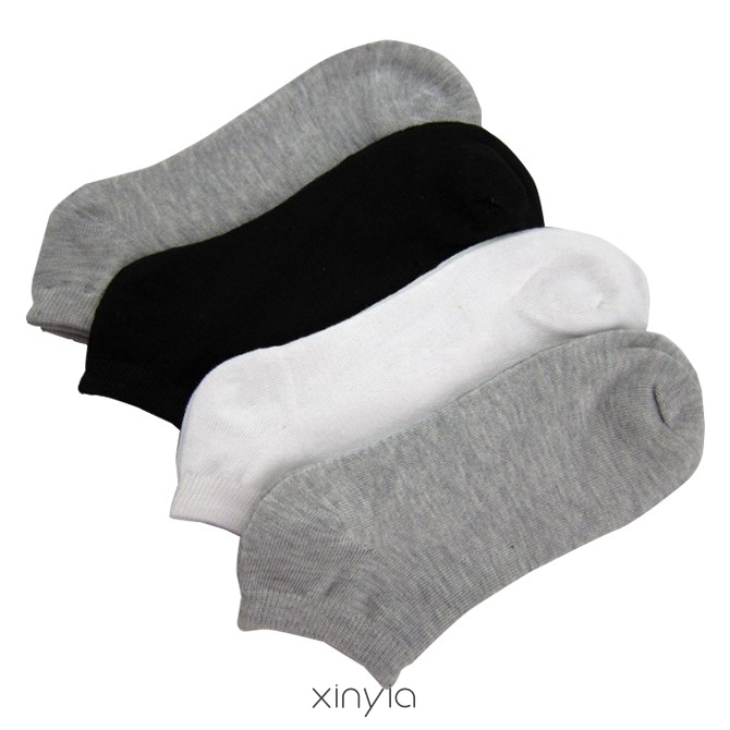 Tất Cổ Thấp Màu Trơn Đơn Giản Thời Trang