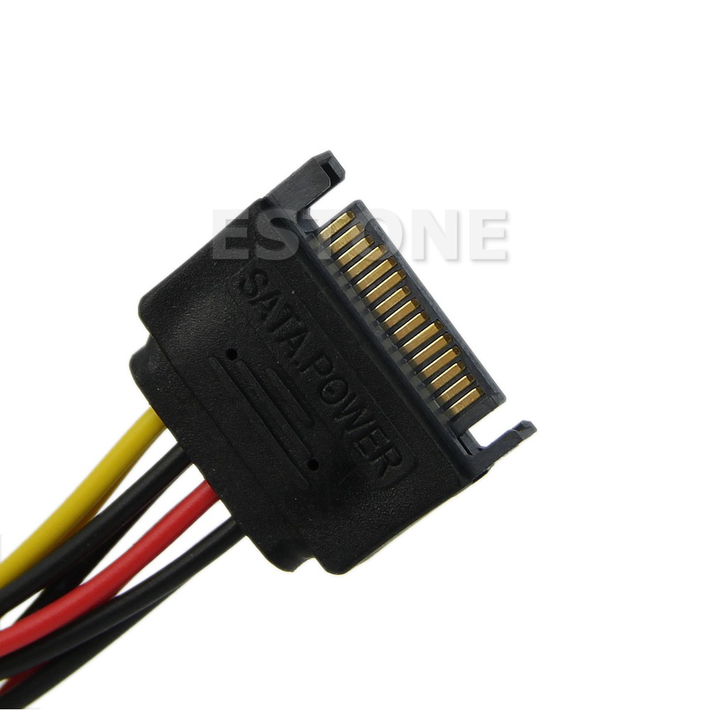 Dây cáp chia cổng SATA hình chữ Y 20cm 1 đầu đực sang 2 đầu cái