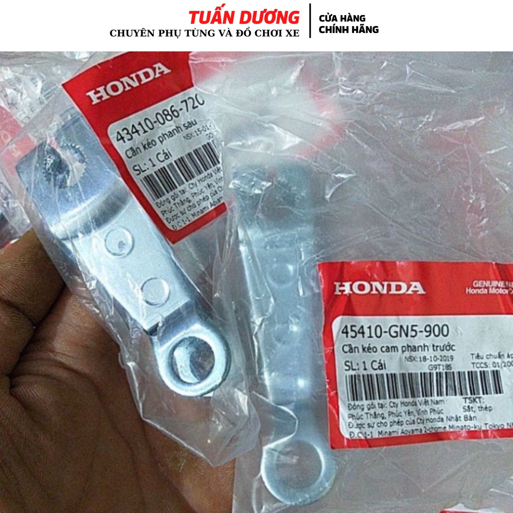 Cần kéo phanh xe máy (giá 1 đôi) hàng chính hãng đẹp zin 100% lắp cho các dòng xe honda dream wave các loại