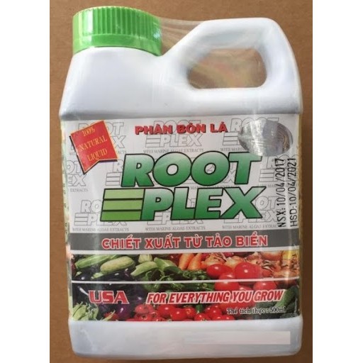 Root Plex phân hữu cơ chiết xuất từ rong biển mát bông mát trái chai 500ml (cty growmore nhập USA)