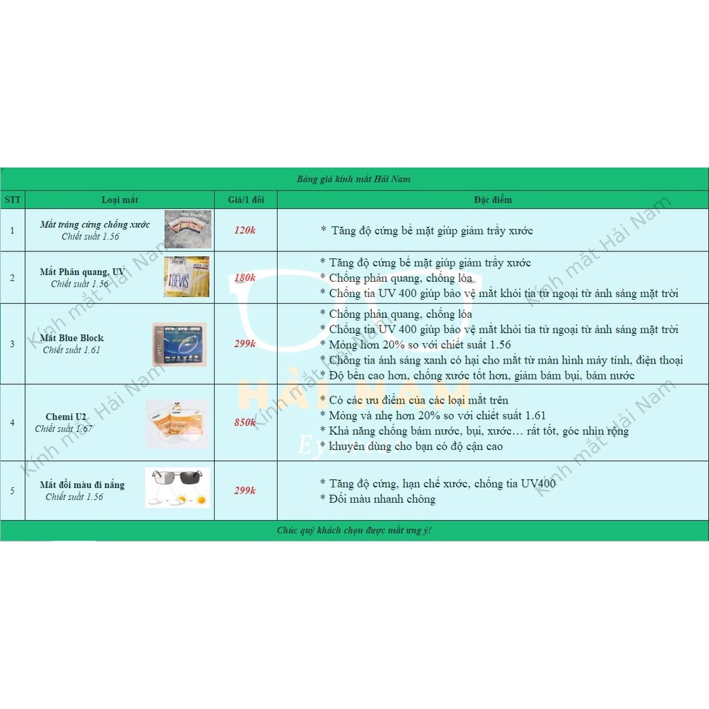 Gọng kính cận nữ, kính kim loại 5280 kiểu dáng tròn Hainam Eyewear Unisex Nam nữ