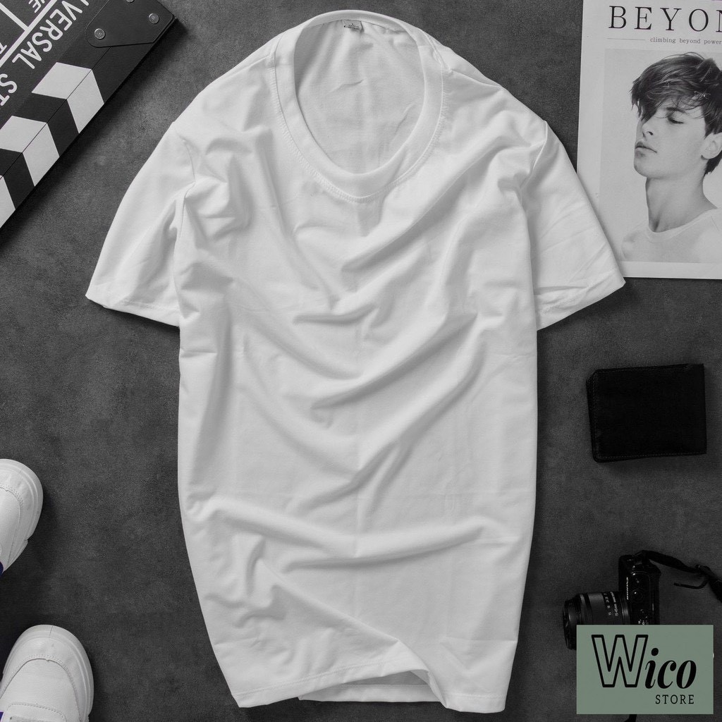 Áo Thun Nam Obokfashion, màu trắng, tay ngắn, cổ tròn NT1