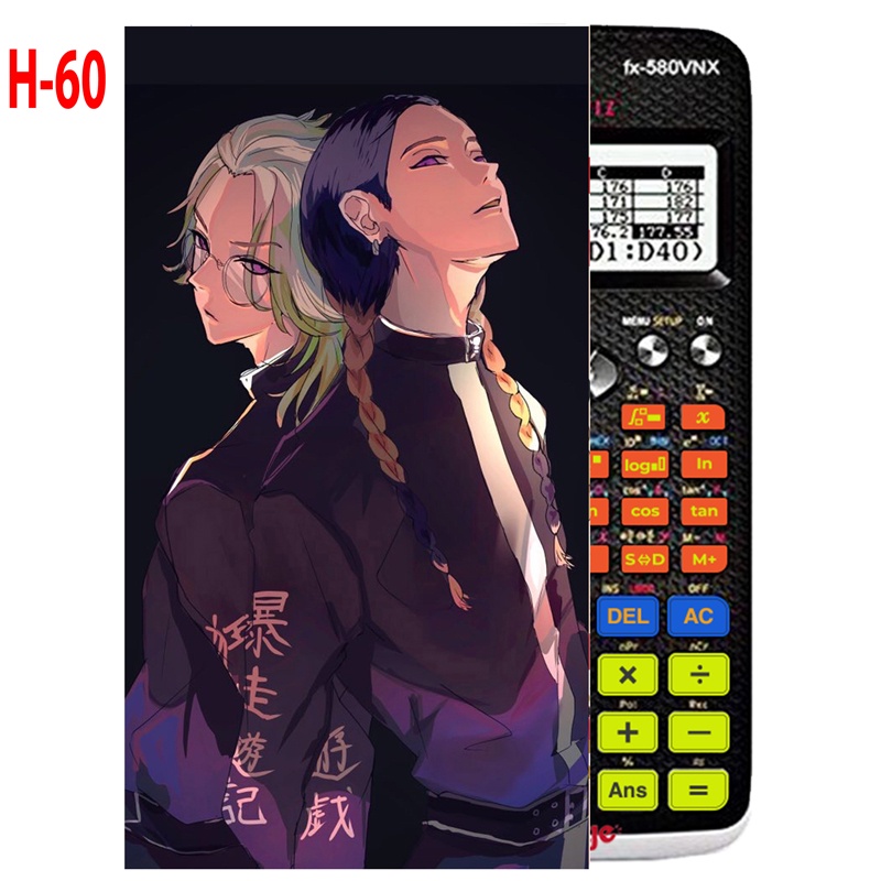 Decal Máy tính CASIO fx570, fx580...anime Tokyo Revengers