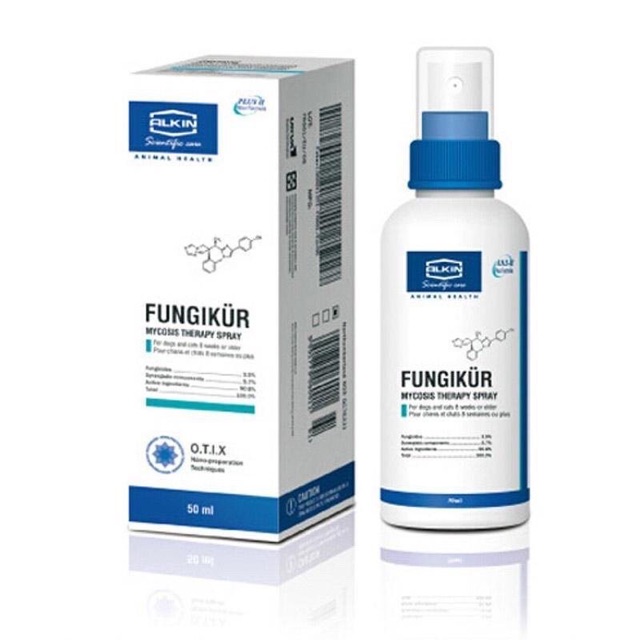 Xịt t rị nấm Fungikur Chó Mèo 50ml