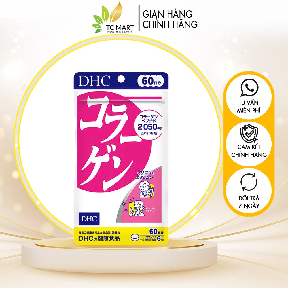 Viên uống DHC collagen hỗ trợ vẻ đẹp làn da - KC068