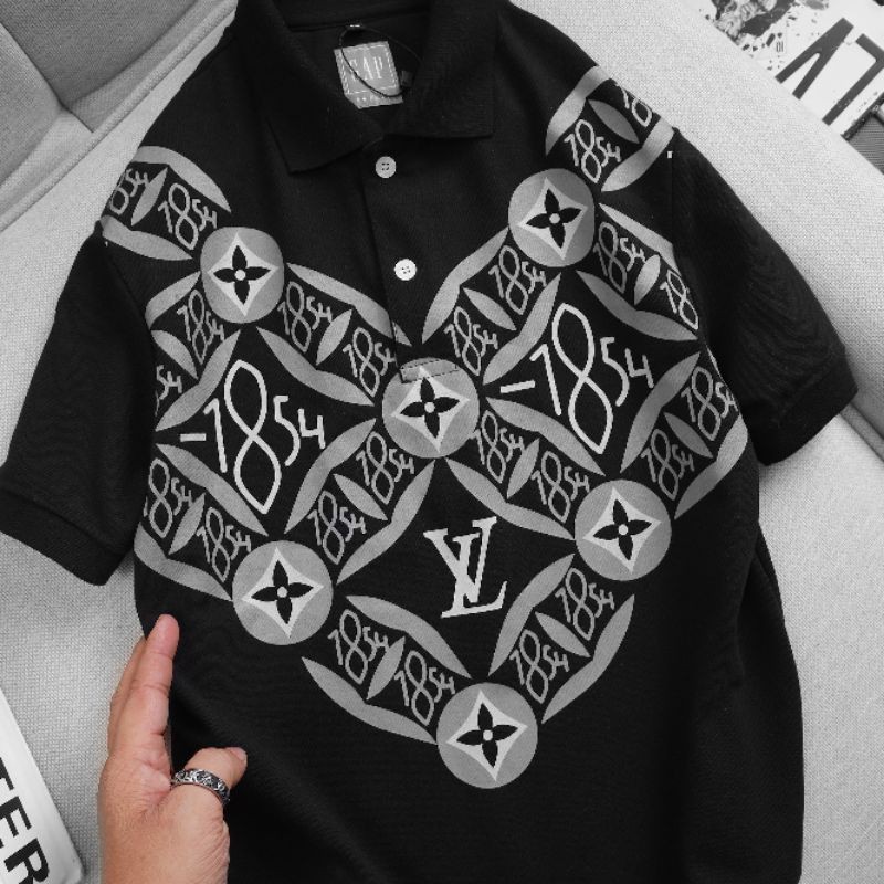 ( Size từ 50-110kg) Áo thun nam cổ trụ in. | BigBuy360 - bigbuy360.vn