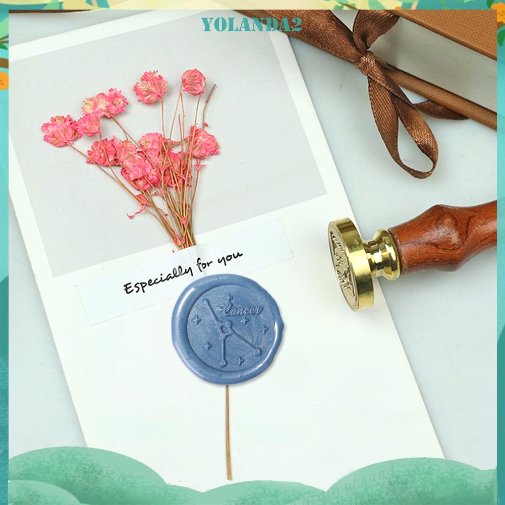 Con Dấu Sáp Niêm Phong Thiệp Cưới Diy Hình Chòm Sao Hoàng Đạo