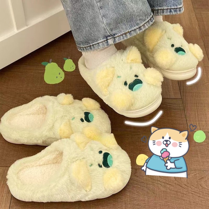 Dép bông hình mèo Renben dễ thương cho nữ