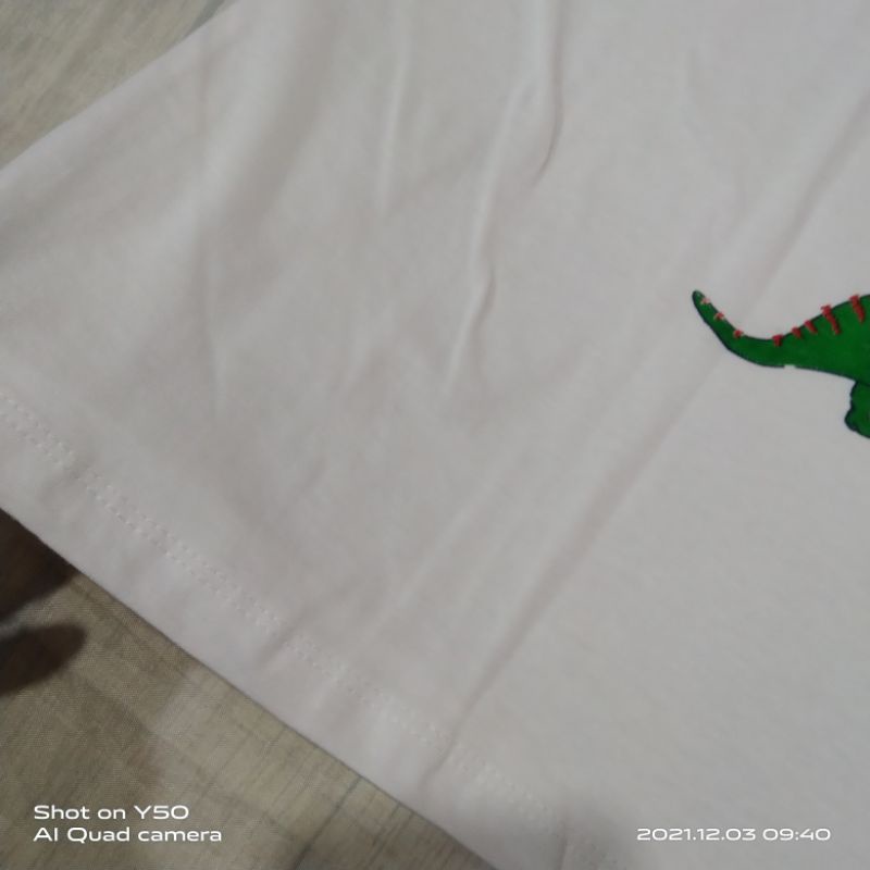 Áo thun cotton trắng tay ngắn mặc nhà cho bé size lớn(từ 40_70kg) hiệu Umro