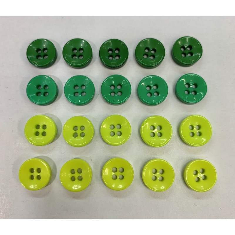 140 Nút Áo Sơmi 4 Lổ 10mm Đủ Màu Giá Sỉ