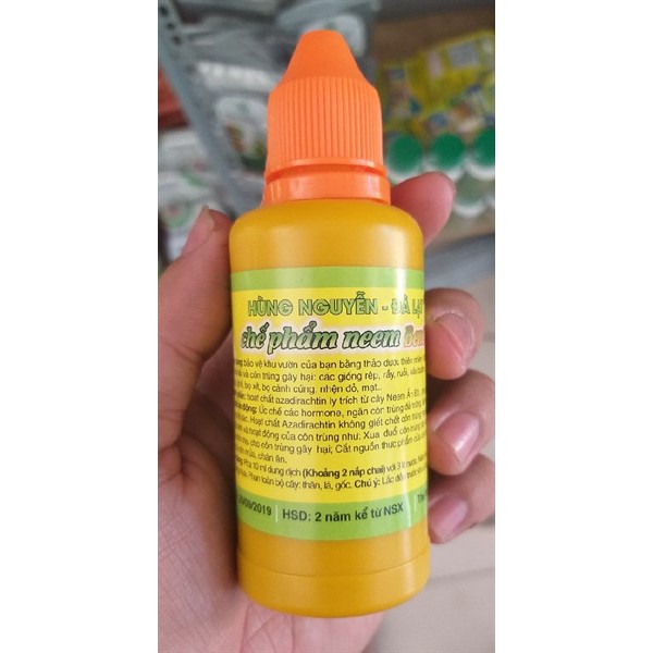 Chế phẩm neem Hùng nguyễn đà lạt chai 80ml