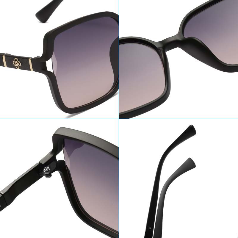 Kính râm Nam Nữ mẫu hot 2022, Trang trí cỏ 4 lá siêu sắc xảo cá tính số 1 Hàn Quốc mã Y80014