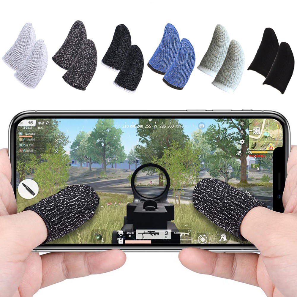 Bộ bao 2 ngón tay chuyên dùng chơi game mobile chống mồ hôi tay bằng sợi carbon | BigBuy360 - bigbuy360.vn