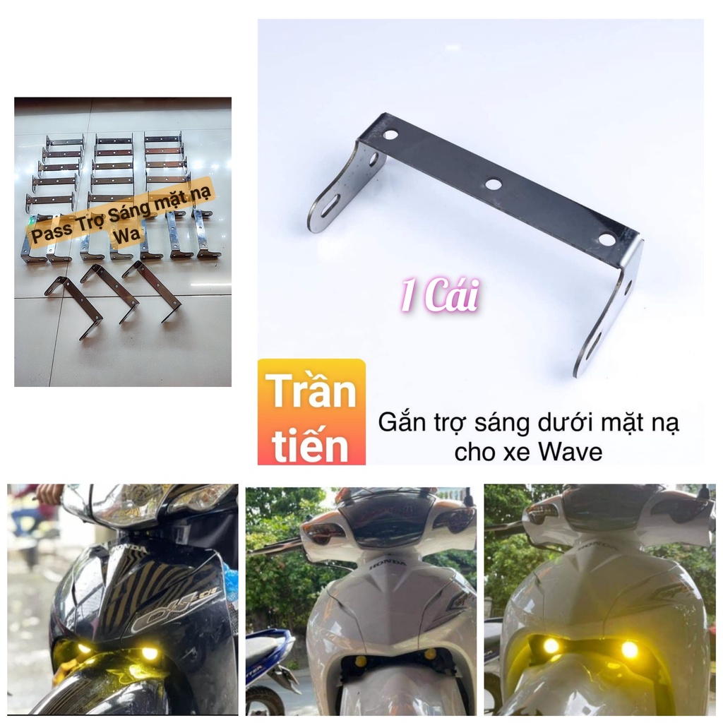 Pát Gắn Trợ Sáng mặt nạ wa110 chất liệu Inox 304
