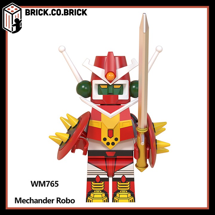 Đồ chơi lắp ráp minifigures mô hình lắp ráp sáng tạo cho bé Voltes V-Daimos-Super Robot Mechas WM6069
