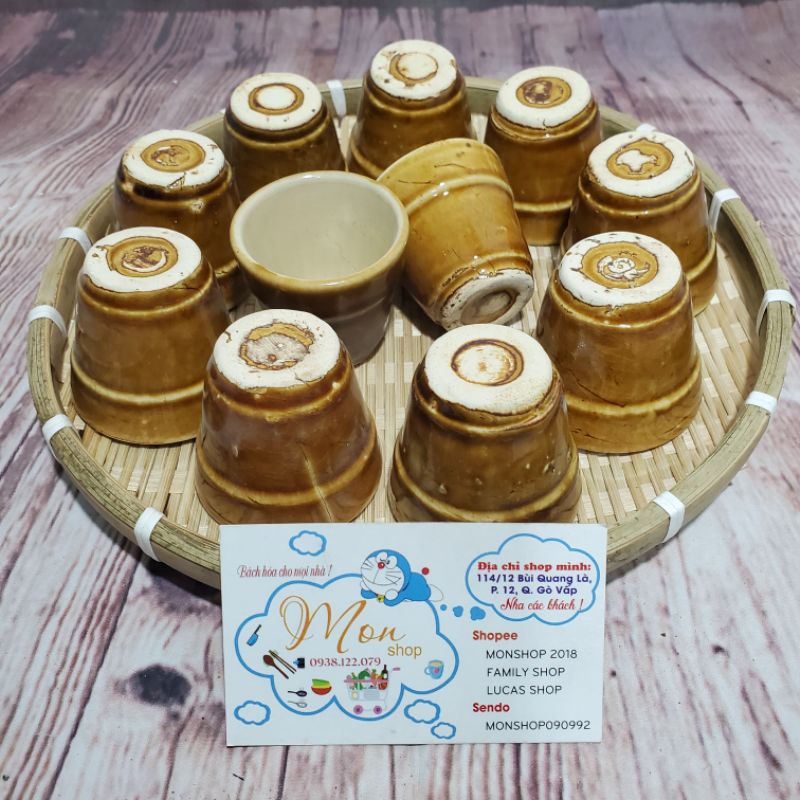 Bộ 5 Chung Trà Cổ Đá Xưa