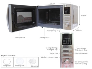 Lò vi sóng Sharp R-G602VN