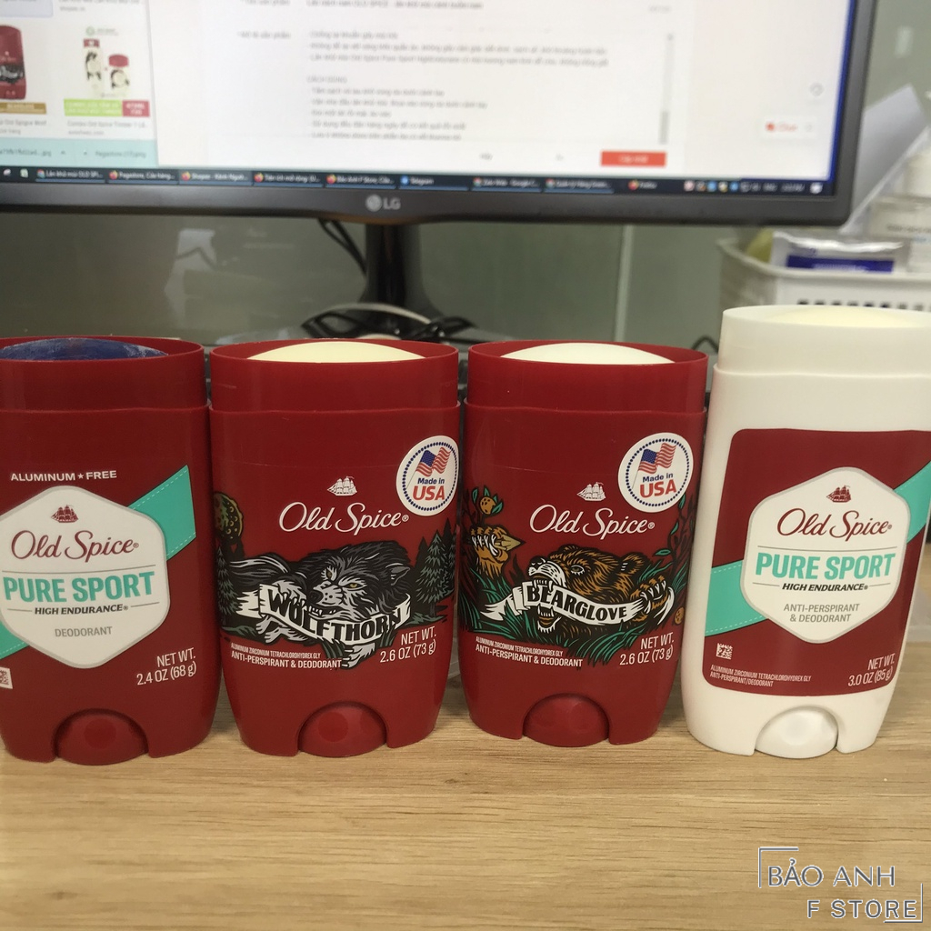 Lăn nách nam OLD SPICE - lăng nách cánh buồm đỏ