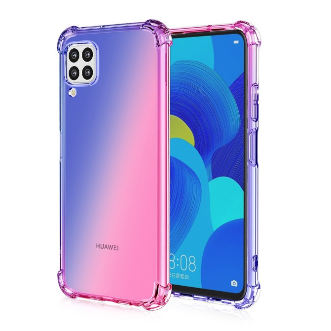 Ốp điện thoại mềm có đệm khí bảo vệ 4 góc chống trượt màu gradient dành cho Huawei Nova3i/ Nova7i/ Nova4/ Nova5/ Nova2i | BigBuy360 - bigbuy360.vn