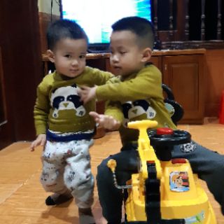 Xe xúc cẩu chòi chân
