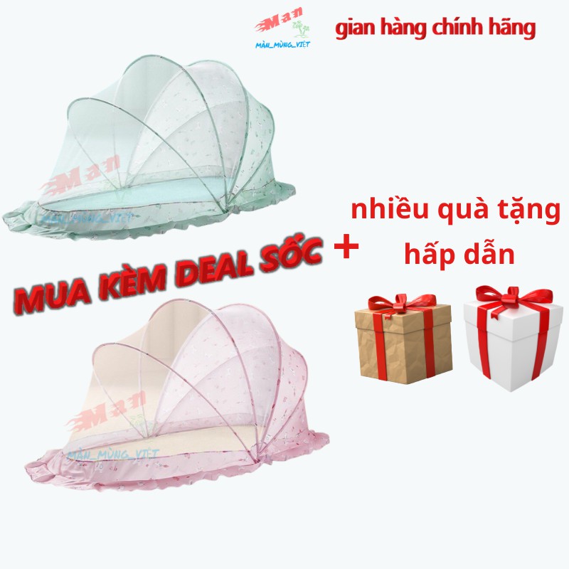 Màn chụp siêu gấp gọn  cho bé nằm nôi cũi cao cấp (1 CÁI)