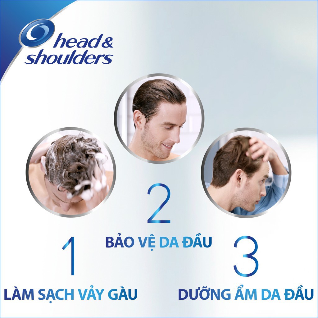 Dầu gội Head&amp;Shoulders Bạc hà chai trung 350ml