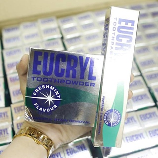 Bộ kem trắng răng + bột trắng răng eucryl anh quôc