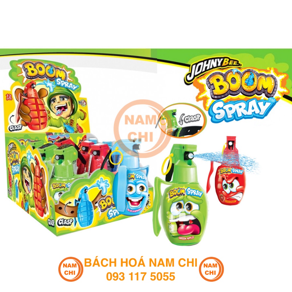 [NGẪU NHIÊN] Kẹo Xịt Chua BOOM SPRAY