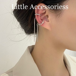 Set2 Khuyên Kẹp Vành Tai Không Bấm Lỗ Cho Nữ, Phụ Kiện Thời Trang Bông Tai Dây Dài hiện đại trẻ trung  ER015