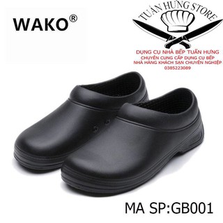 GIÀY ĐẦU BẾP HÀNG CHÍNH HÃNG WAKO - ĐẾ CHỐNG TRƠN TRƯỢT mã gb001