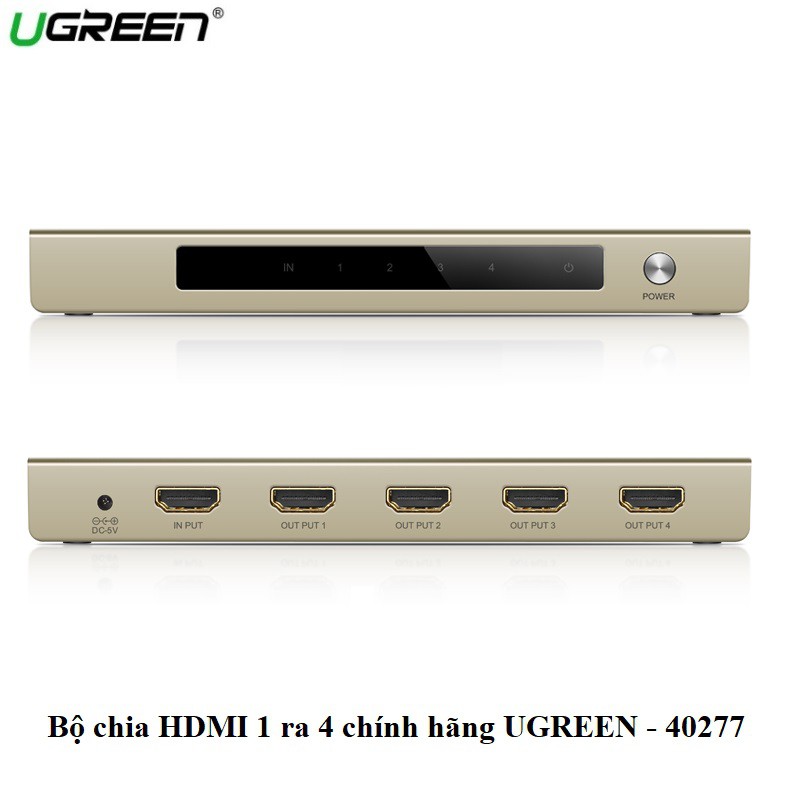 Bộ Chia HDMI 1 Ra 4 Hỗ Trợ 4Kx2K Chính Hãng Ugreen 40277