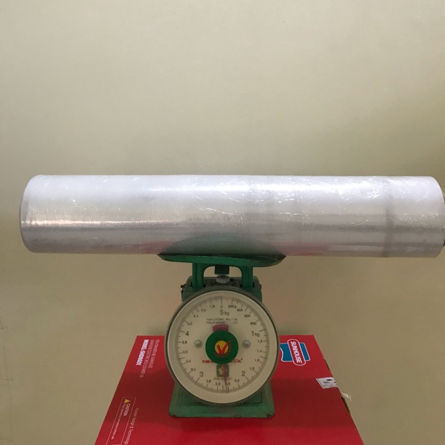 Màng nilong trắng chít quấn hàng 2,4kg dài 50cm