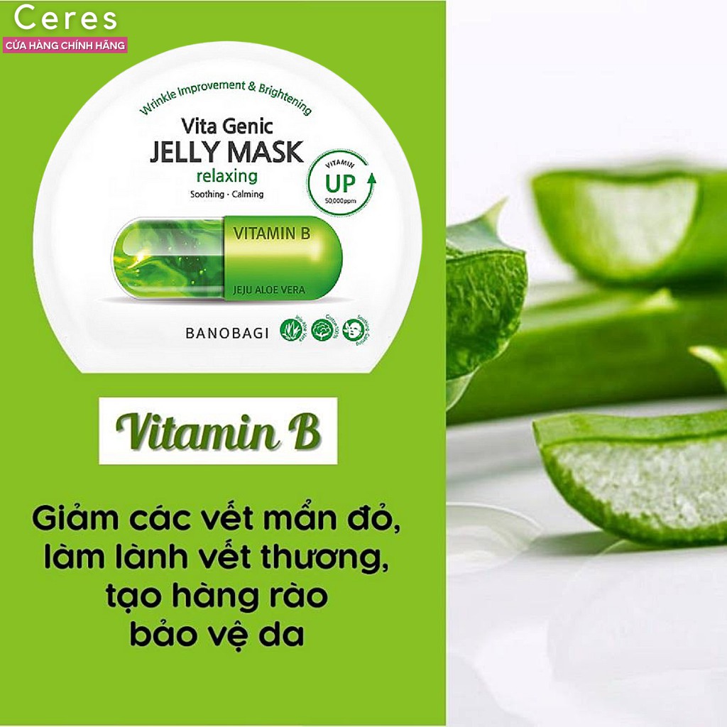 Mặt Nạ Banobagi - Jelly Mask Giấy Vita Genic Viên Thuốc Bổ Sung Vitamin 30ml | BigBuy360 - bigbuy360.vn