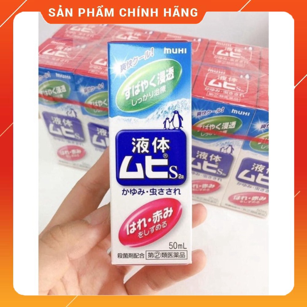 Lăn bôi vết côn trùng cắn Muhi 50ml