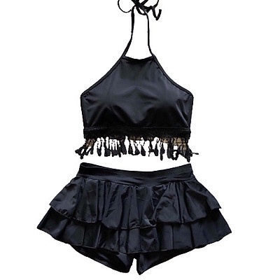 Bikini 2 Mảnh, Quần Váy Cạp Cao Che Bụng, Monokini SAVVY