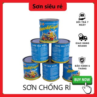 Sơn dầu bạch tuyết, chống rỉ - chống sét, 400g, 800g