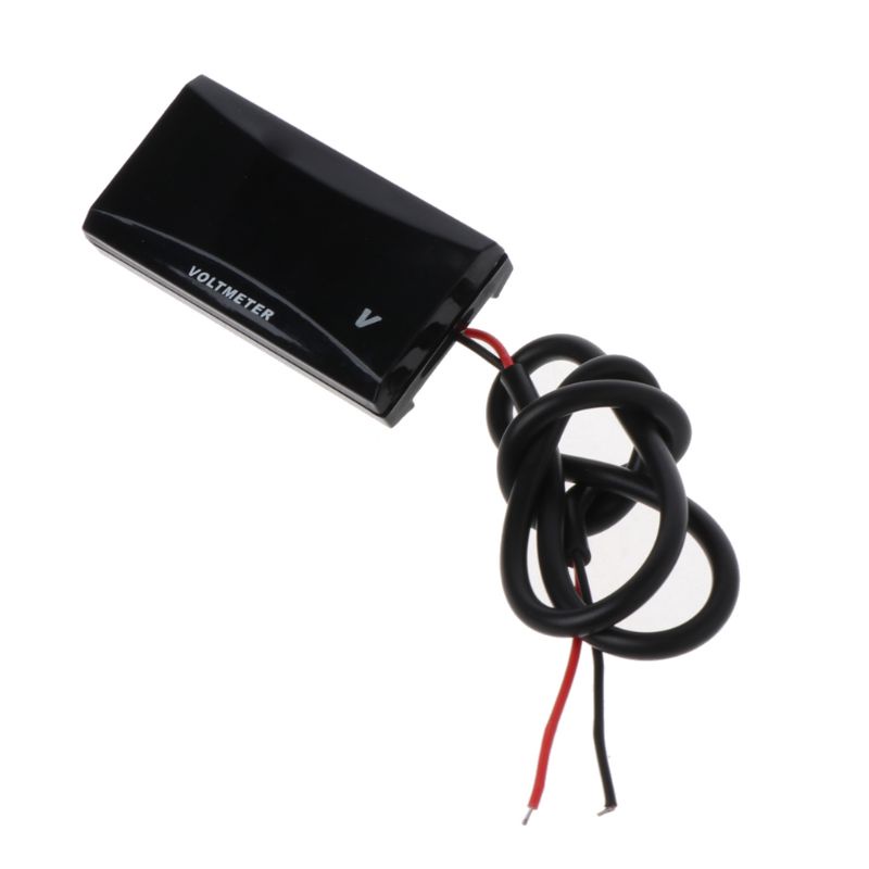 Vôn Kế Kỹ Thuật Số QJ DC12V Chuyên Dụng Cho Xe Hơi