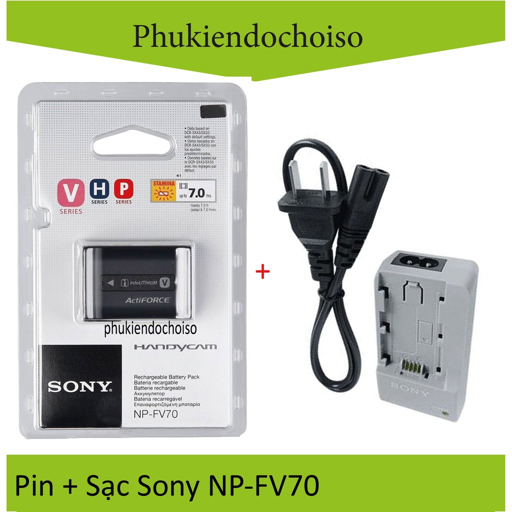 Pin, Sạc Sony NP-FV50/ FV70/FV100