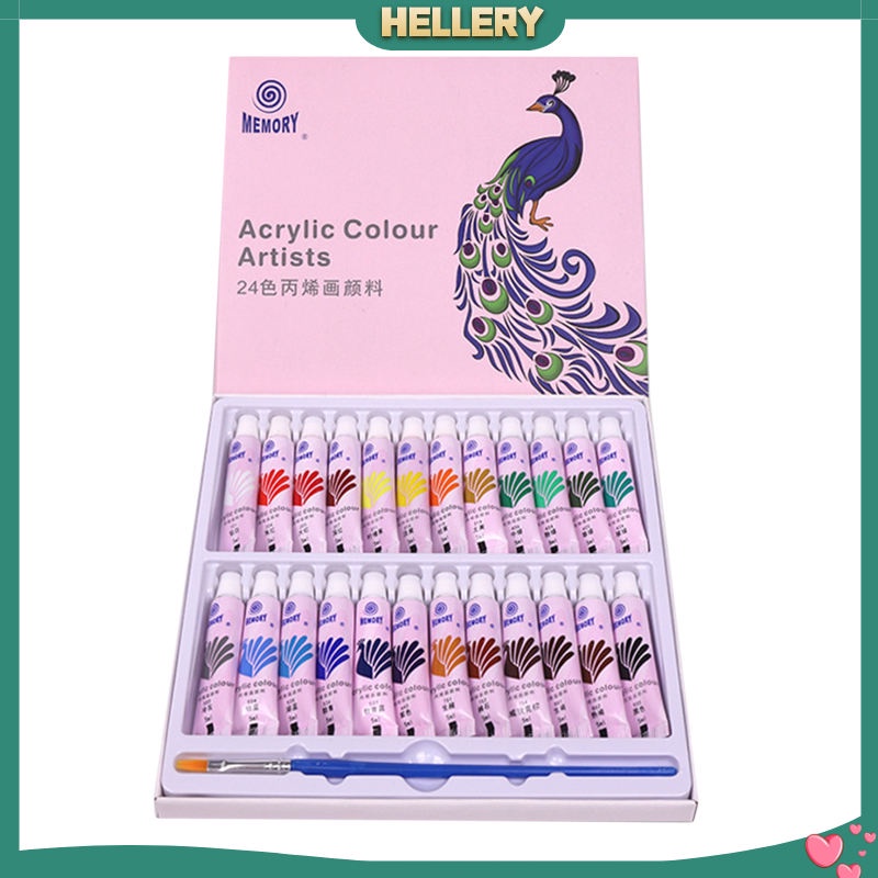 Bộ Màu Acrylic 5ml Vẽ Tranh Acrylic Dành Cho Người Lớn Và Trẻ Em