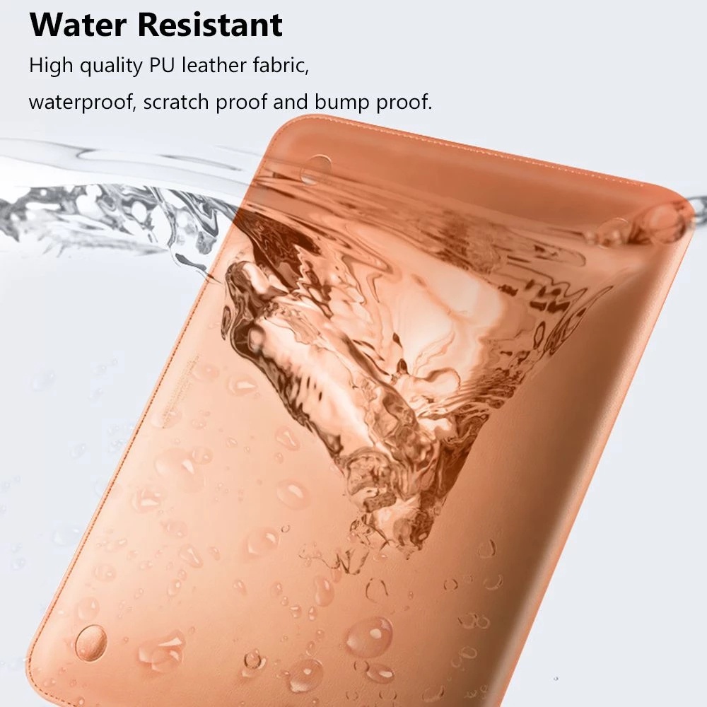 Bao Da PU Siêu Mỏng Chống Thấm Nước Thông Dụng Cho Apple MacBook Air M1 M2 MacBook Pro M2 12 "13" 14 "15.6"