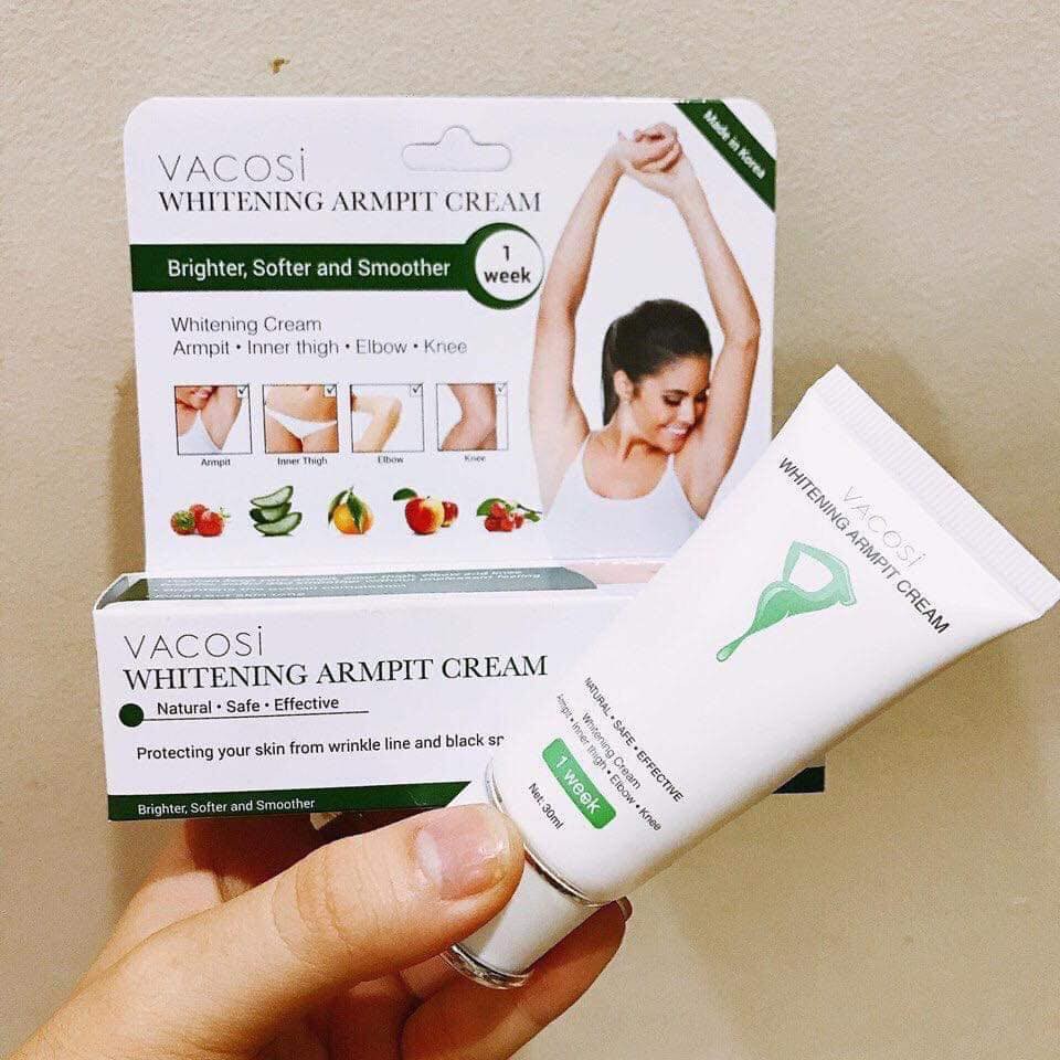 Kem giảm thâm nách Vacosi Whitening Armpit Cream 30ml