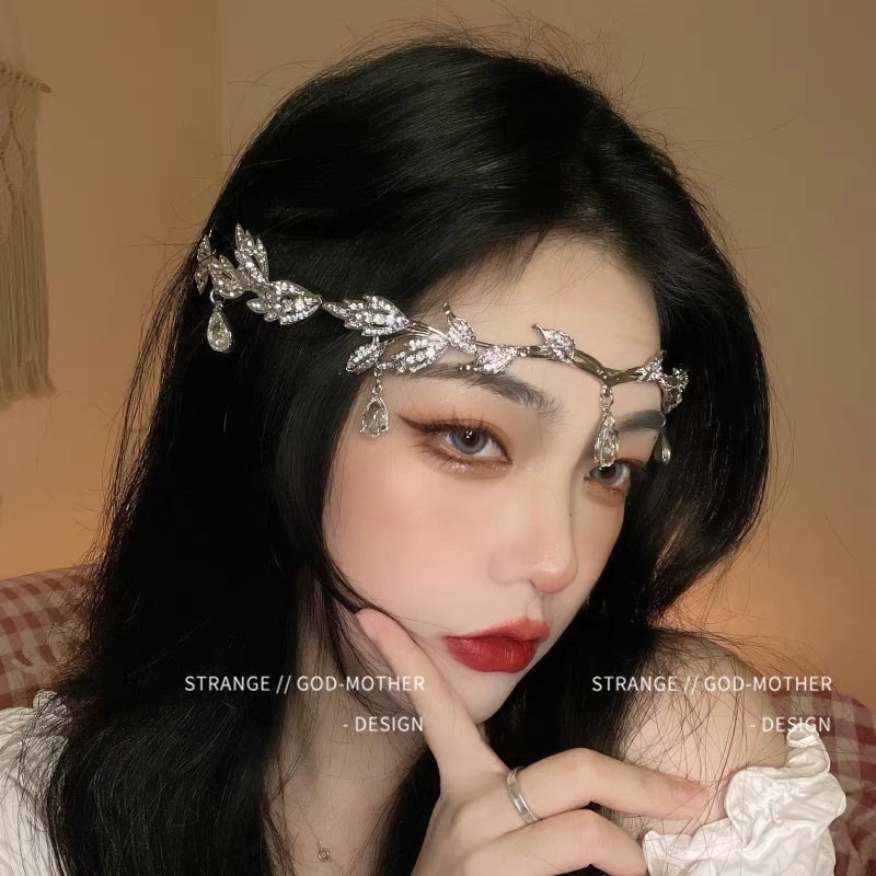 Cài tóc đính đá Giọt Nước bling bling ✨