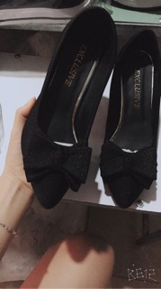 👠Giày cao gót nơ xếp