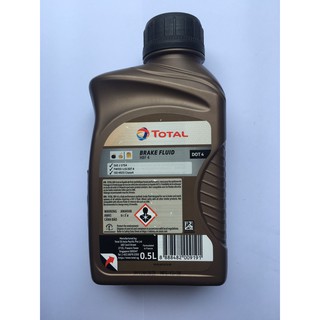 Dầu phanh TOTAL HBF4 Dot 4 0.5L Singapore [Hàng chính hãng TOTAL]