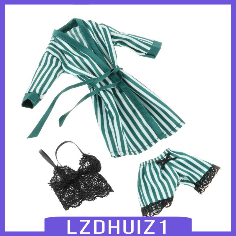 Bộ Đồ Ngủ 3 Quần Short Tỉ Lệ 1 / 6 Dành Cho Búp Bê 12 ''