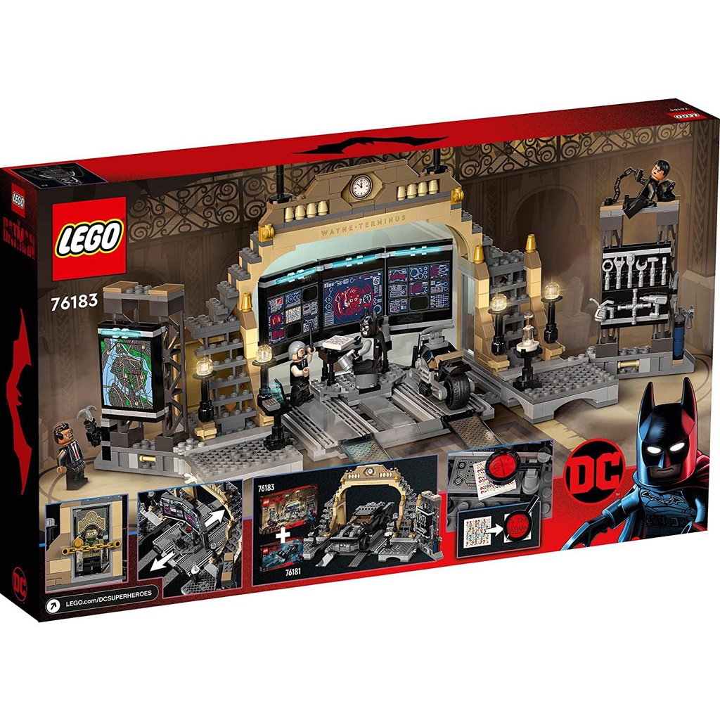 Đồ chơi LEGO Super Heroes - Battcave, Riddler mã 76183