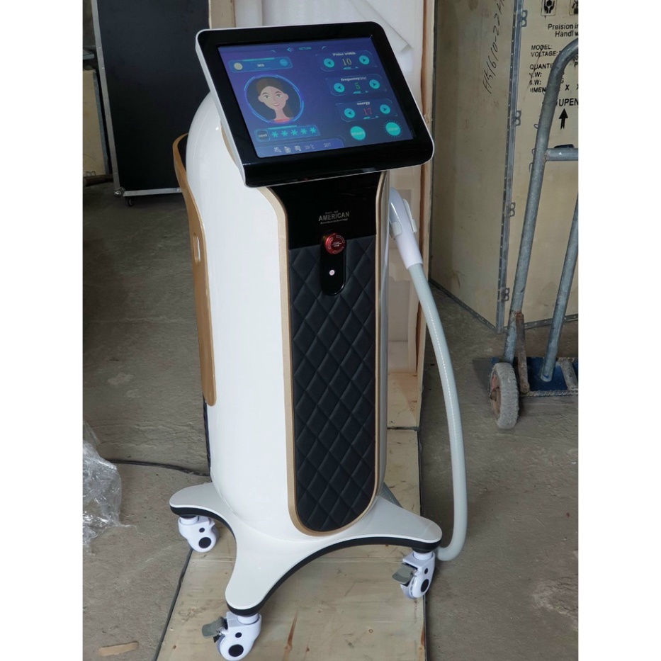 Máy triệt lông Diode laser 810 bọc da hàng Bắc Kinh