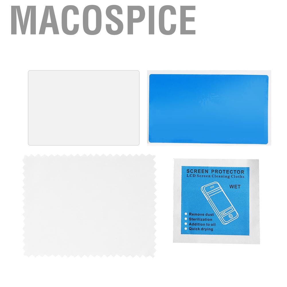 Macospice 1 Pcs Tempered Kaca Pelindung Skrin Filem untuk Canon 650D/700D/70D/G16 Kamera