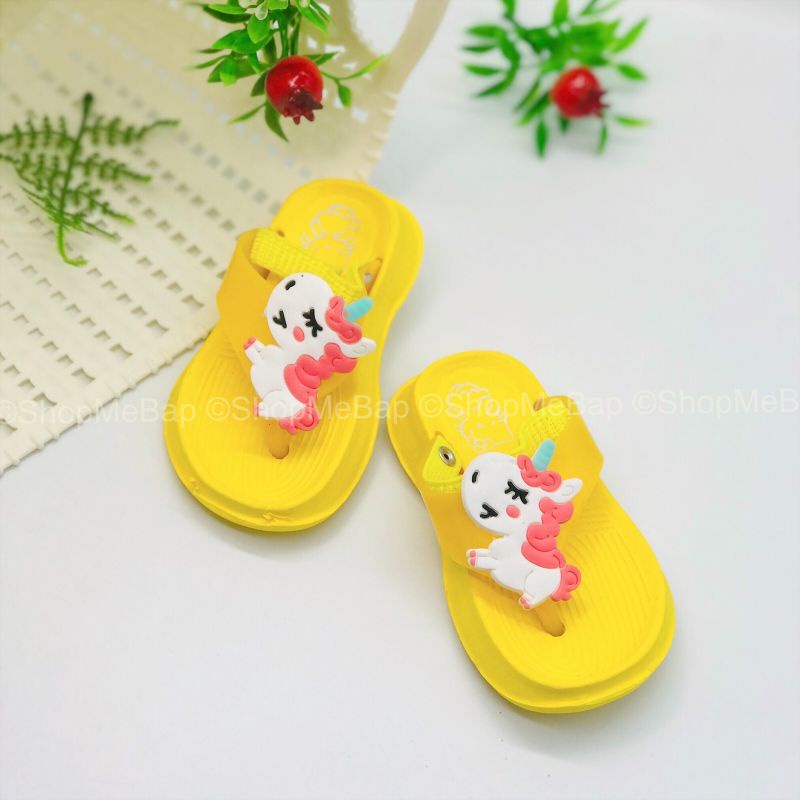 Dép tông, dép kẹp siêu nhẹ hình ngựa pony siêu dễ thương cho bé